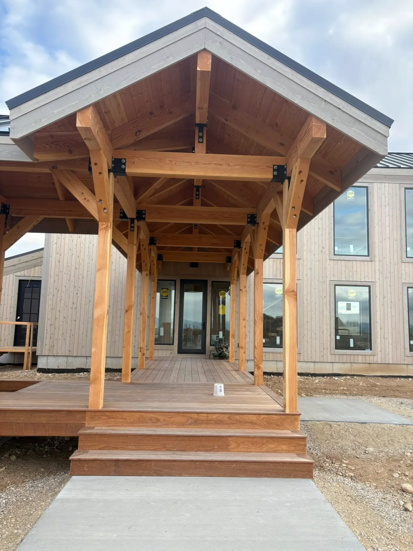 Modern Timber Framing Meets Mountain Precision in Teton Valley