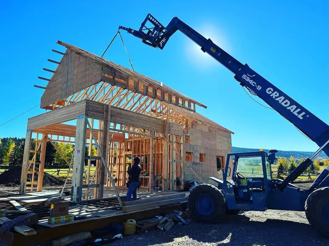 Timberhouse Construction at Work in Teton Valley Idaho