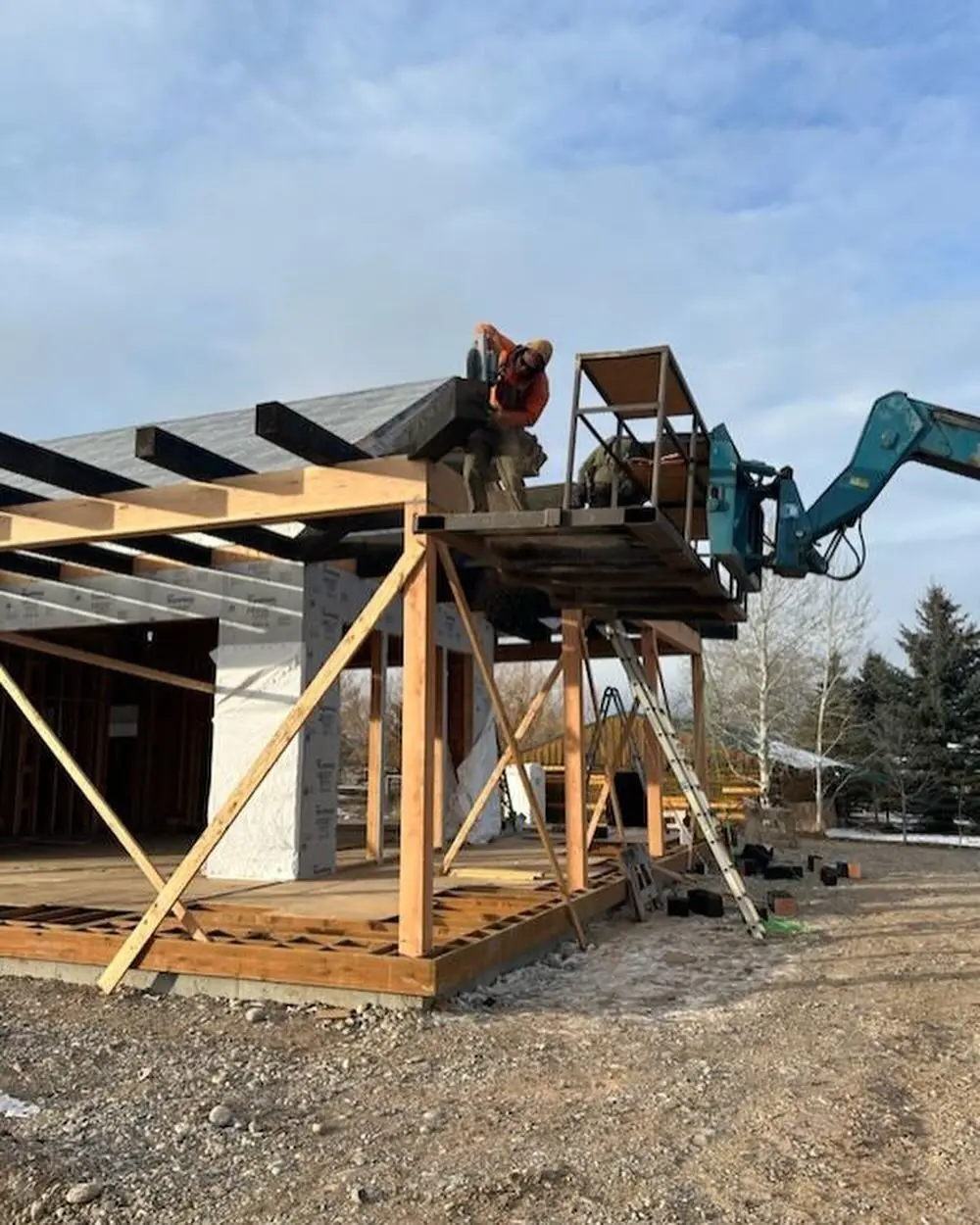 2 Timberhouse Construction at Work in Teton Valley Idaho Timberhouse Construction at Work in Teton Valley Idaho