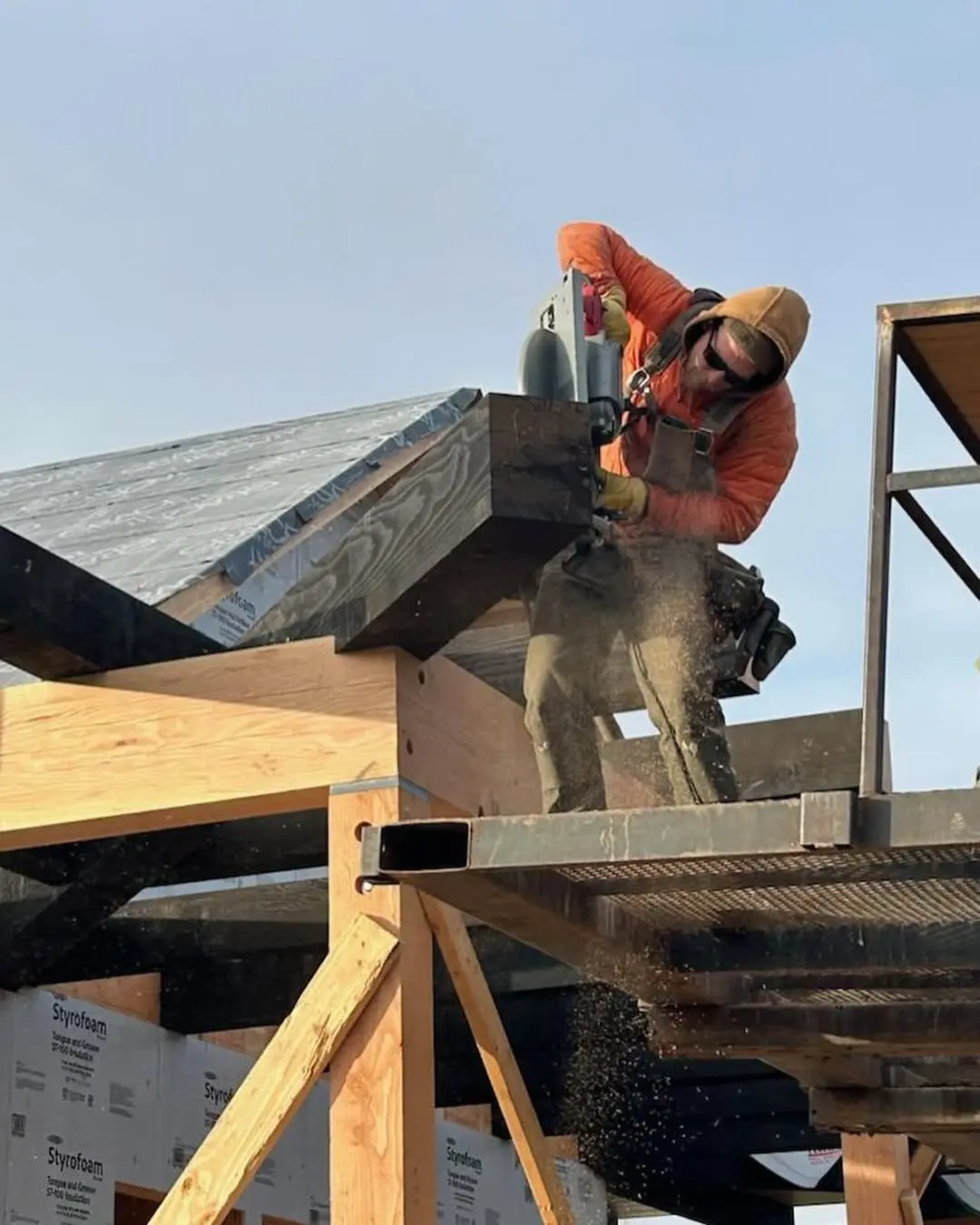 Timberhouse Construction at Work in Teton Valley Idaho